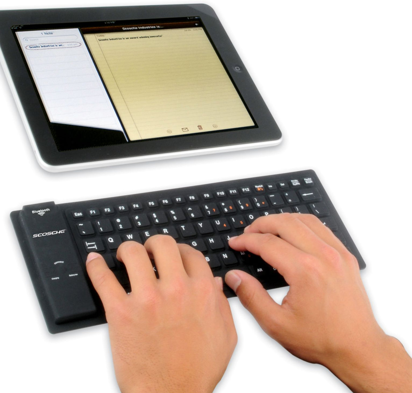 Scosche freeKEY Keyboard - Wireless - Bluetooth