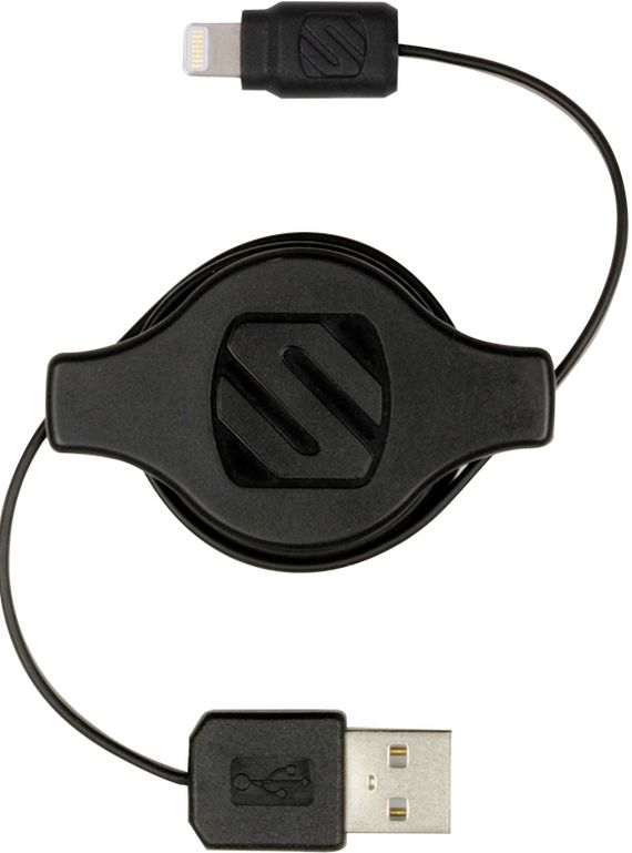Scosche strikeLINE pro Retractable Charge and Sync Cable for Lightning Devices