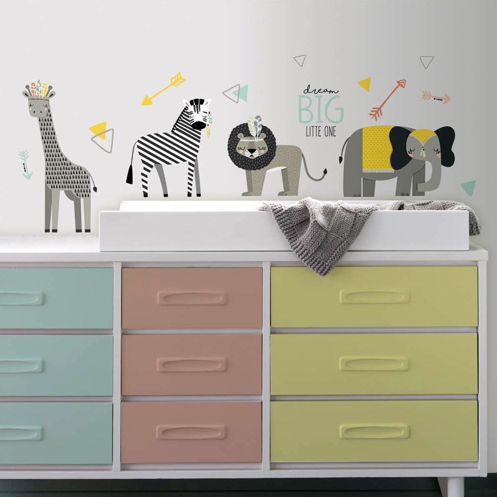 Little Explorer Animal Peel & Stick Wall Decals