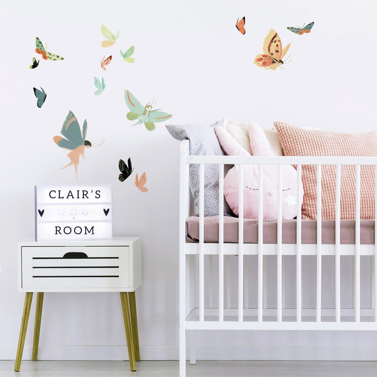 Dream World Butterfly Peel and Stick Wall Decals