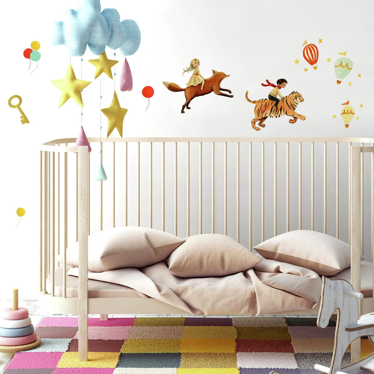 Dream World Characters Peel and Stick Wall Decals