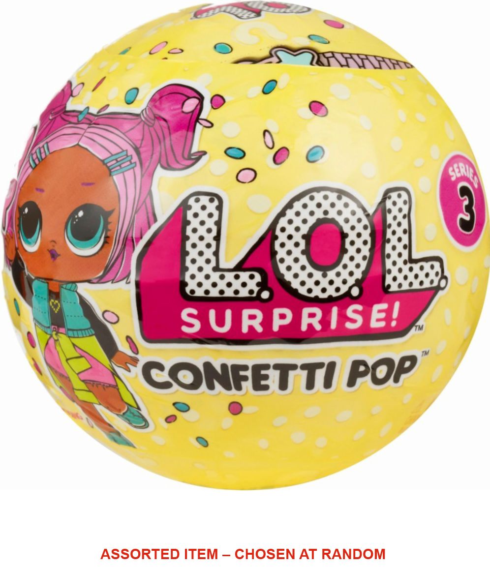 L.O.L. Confetti Pop Asst in PDQ Tray