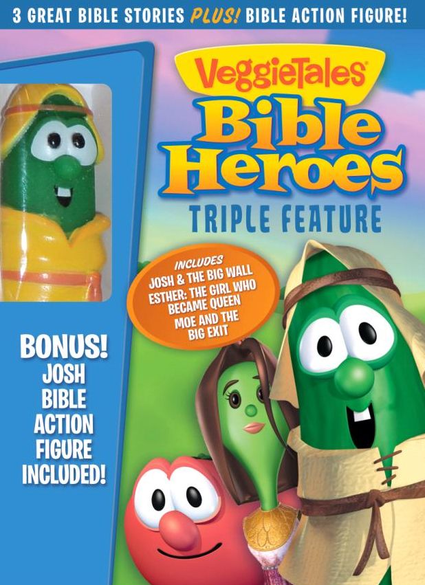 Veggie Tales: Bible Heroes! Triple Feature [With Toy]