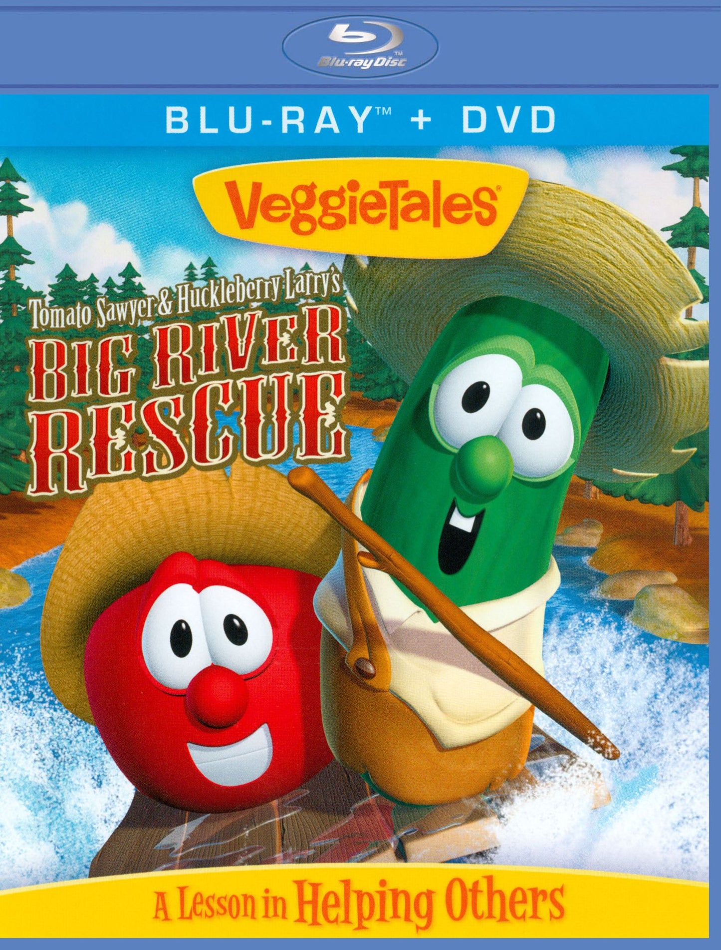 Veggie Tales: Tomato Sawyer & Huckleberry Larry's Big River Rescue [Blu-ray]