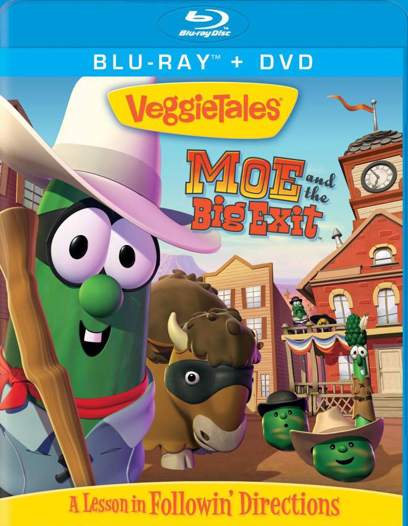 Veggie Tales: Moe and the Big Exit - A Lesson in Followin' Directions [2 Discs] [Blu-ray/DVD]