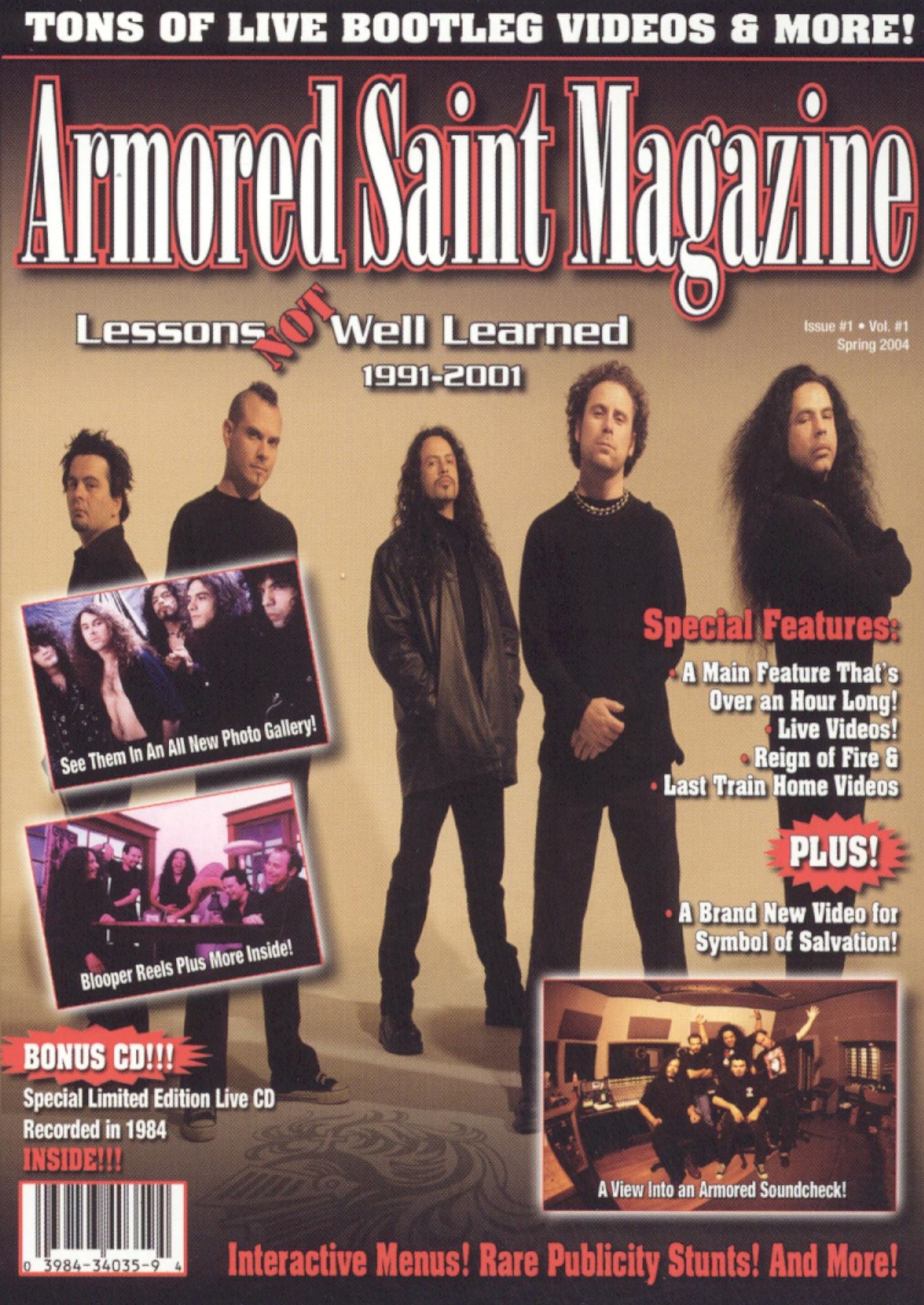 Armored Saint: Armored Saint Magazine - Lessons Not Well Learned 1991-2001 [2 Discs]