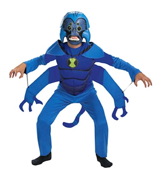 Ben 10 Spider-Monkey Child Costume: Size Small (4-6)