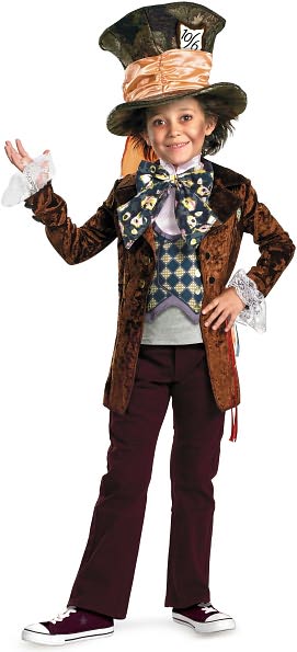 Disguise 198335 Alice in Wonderland Movie- Mad Hatter Child Costume