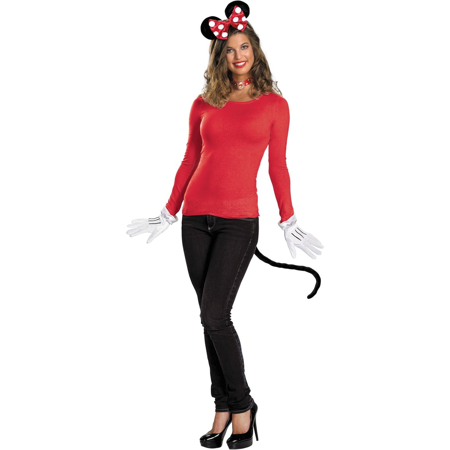 Disguise 198467 Red Minnie Mouse Adult Costume Kit