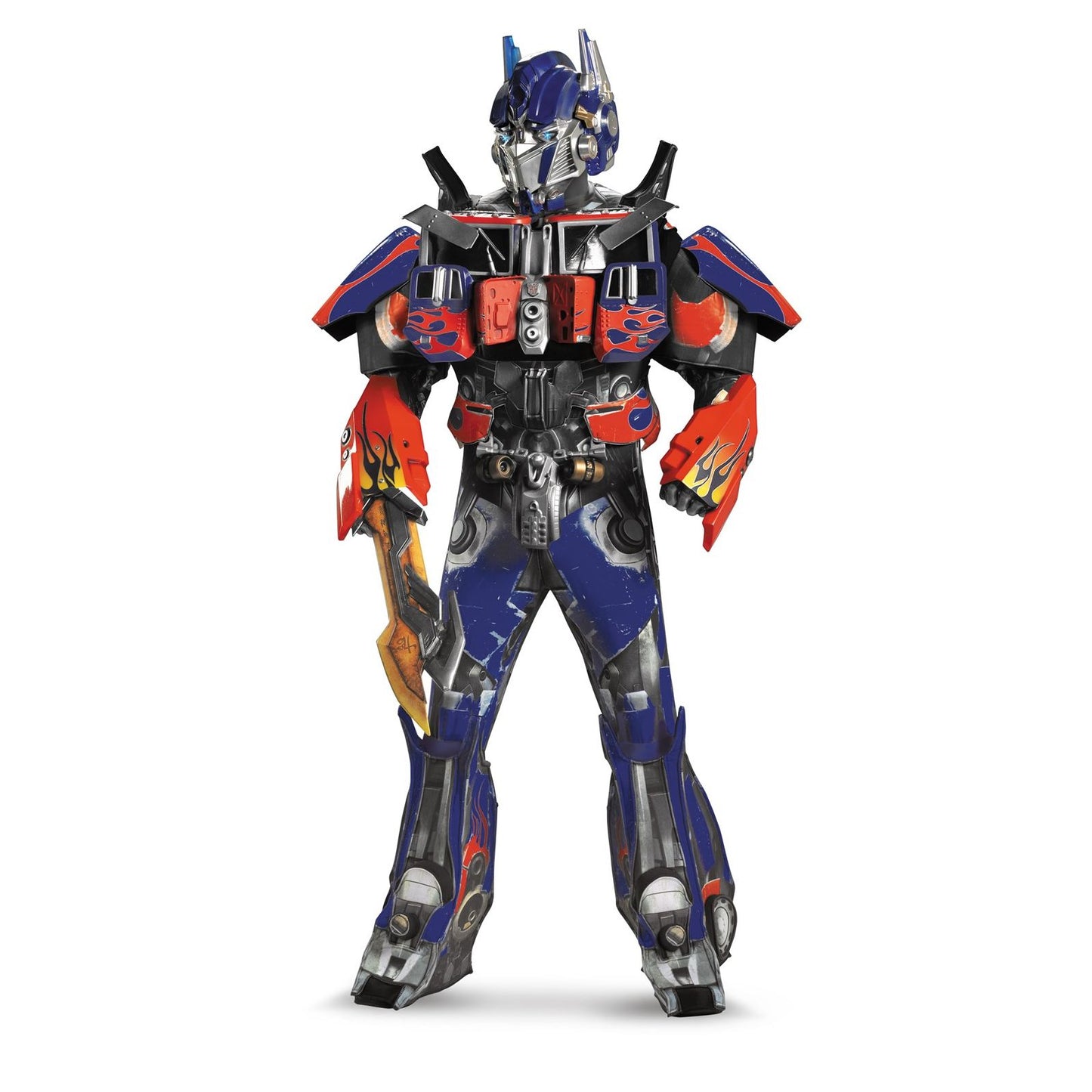 Transformers 3 Dark Of The Moon Movie - Optimus Prime 3D Theatrical W Vacuform Adult Costume: X-Large (42-46)