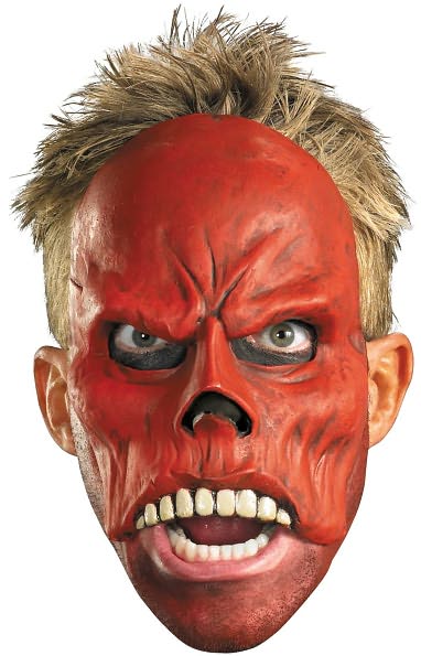 Disguise 198567 Captain America Movie- Red Skull 1-4 Mask- Adult