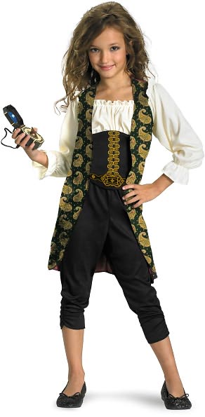 Disguise 198240 Pirates of the Caribbean 4 On Stranger Tides- Angelica Child Costume