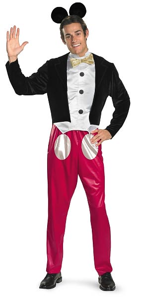Mickey Mouse Adult Costume: X-Large (42-46)