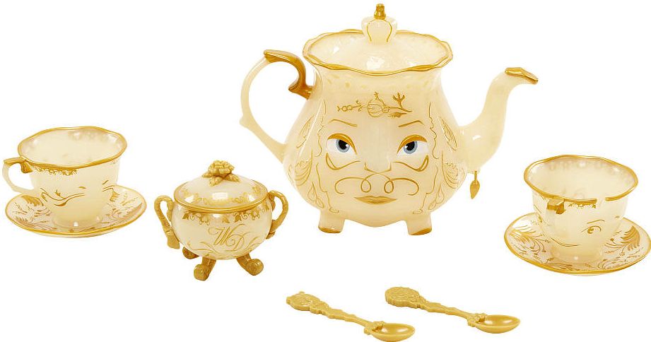 Disney Beauty and the Beast Enchanted Objects Tea Set