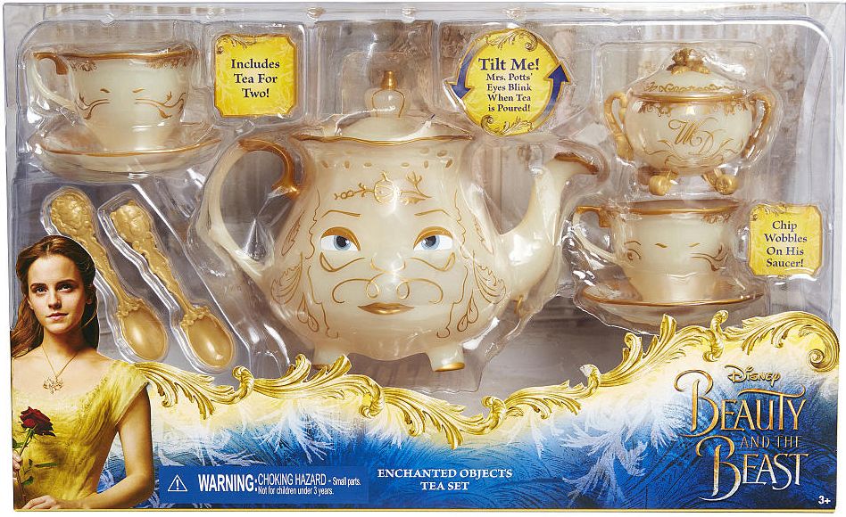 Disney Beauty and the Beast Enchanted Objects Tea Set