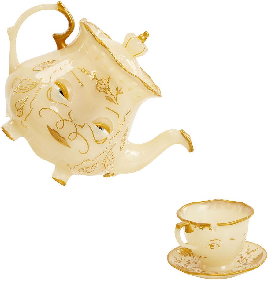 Disney Beauty and the Beast Enchanted Objects Tea Set