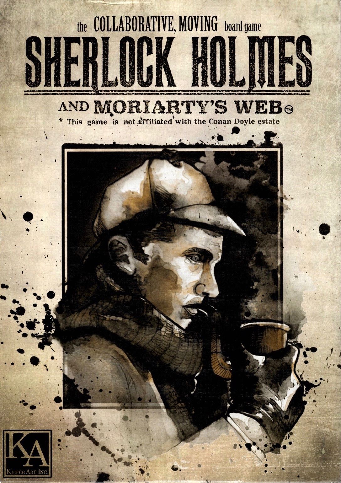 Sherlock Holmes and Moriarty's Web
