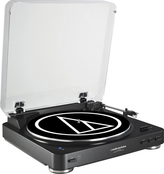 Audio-Technica AT-LP60BK-BT Fully Automatic Wireless Belt-Drive Stereo Turntable - Black"