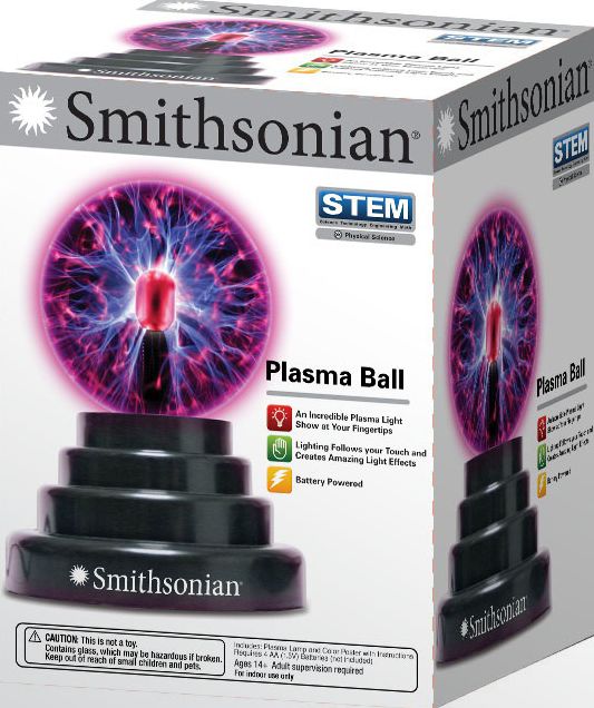3'' Smithsonian Battery Operated Plasma Ball