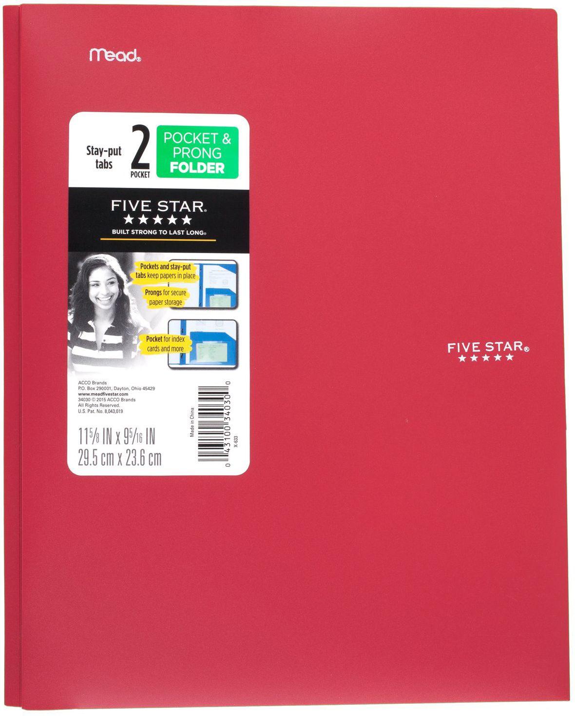 Five Star Advance Stay-Put Folder