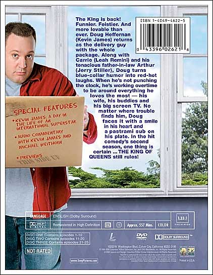 The King of Queens: 2nd Season [3 Discs]