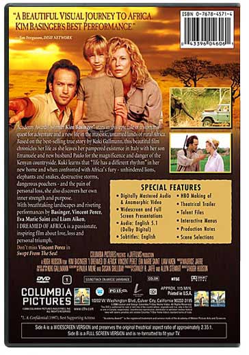 I Dreamed of Africa [P&S]