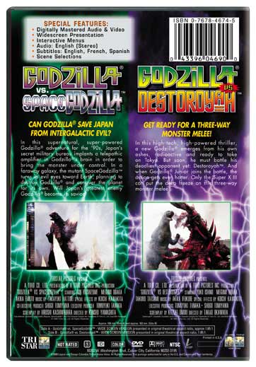 Godzilla vs. Spacegodzilla/Godzilla vs. Destoroyah