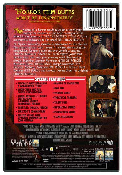 Urban Legend: Final Cut