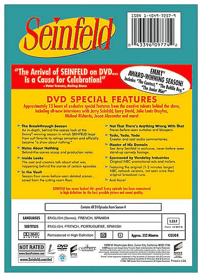 Seinfeld: Season 4 [4 Discs]