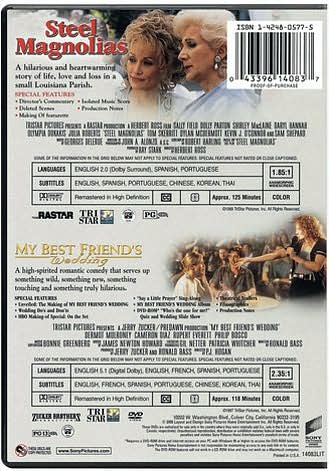 Steel Magnolias/My Best Friend's Wedding [2 Discs]