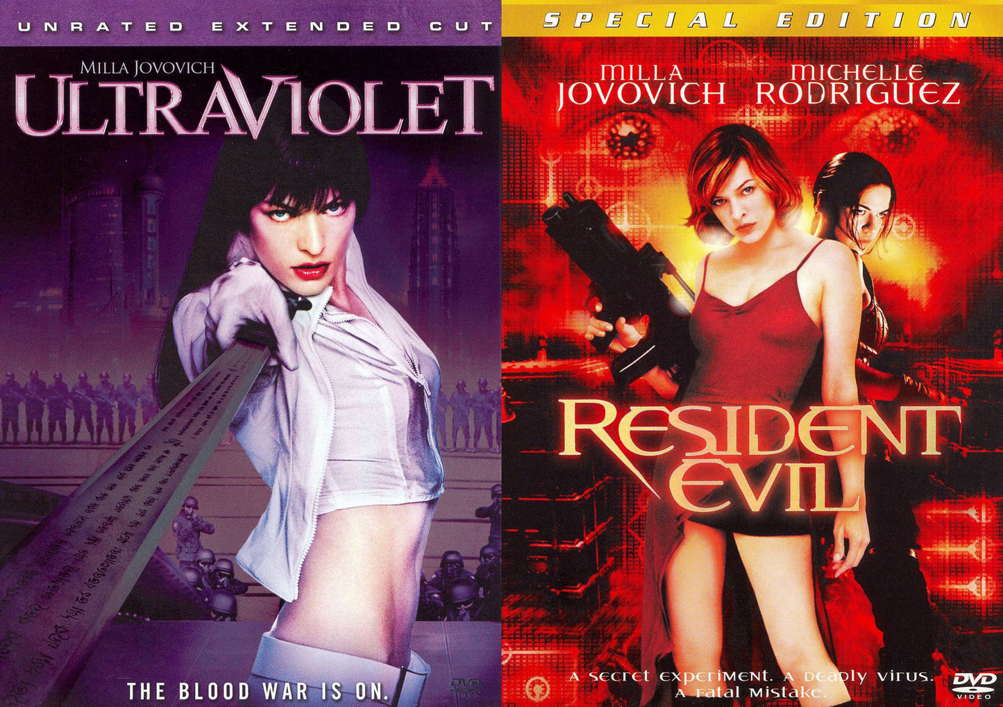Ultraviolet [Unrated]/Resident Evil [2 Discs]
