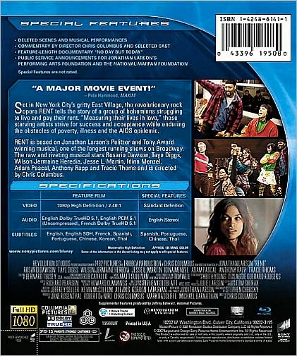 Rent [Blu-ray]