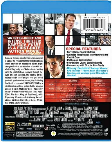 Vantage Point [Blu-ray]