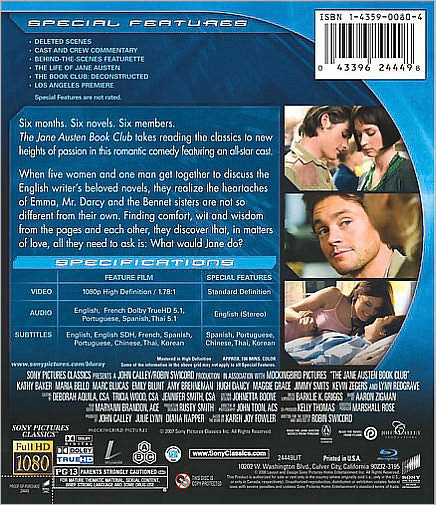 The Jane Austen Book Club [Blu-ray]