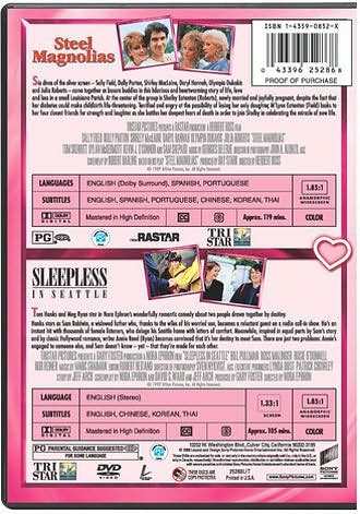 Steel Magnolias/Sleepless in Seattle [2 Discs] [With Made of Honor Movie Ticket]