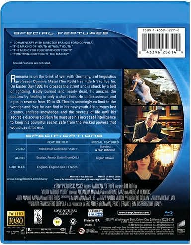 Youth Without Youth [Blu-ray]