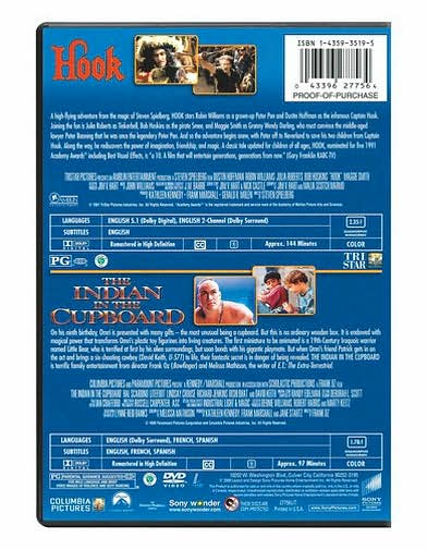Hook/The Indian in the Cupboard [2 Discs]