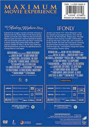 The Audrey Hepburn Story/If Only [2 Discs]