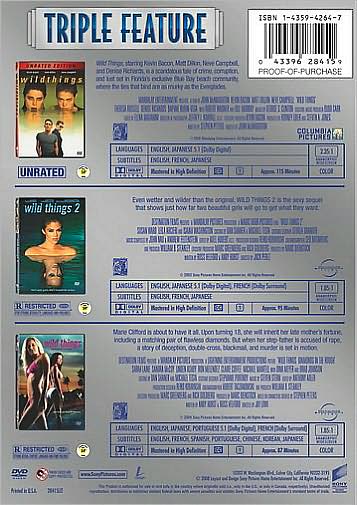 Wild Things 1-3 [3 Discs]