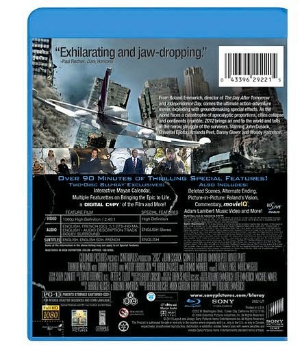2012 [2 Discs] [Blu-ray] [Includes Digital Copy]