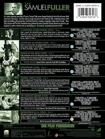 Sam Fuller Film Collection [7 Discs]