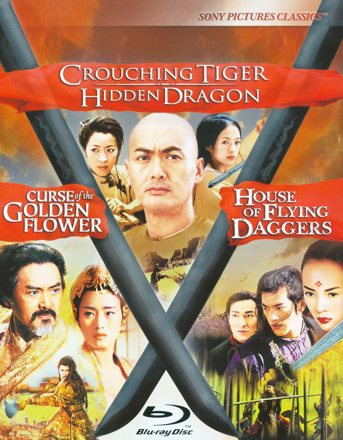Crouching Tiger, Hidden Dragon/Curse of Golden Flower/House of Flying Daggers [3 Discs] [Blu-ray]