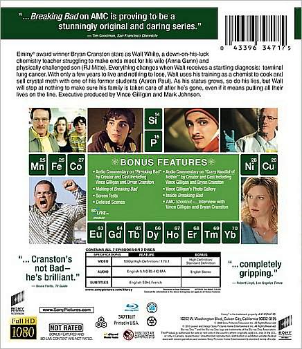 Breaking Bad: The Complete First Season [2 Discs] [Blu-ray]