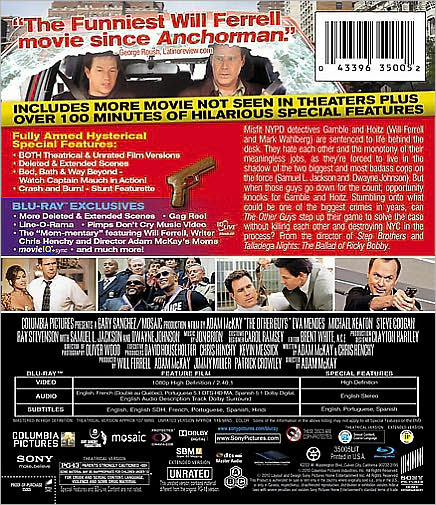 The Other Guys [Unrated] [2 Discs] [Blu-ray/DVD]