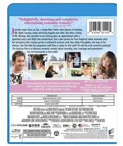 The Back-up Plan [Blu-ray]