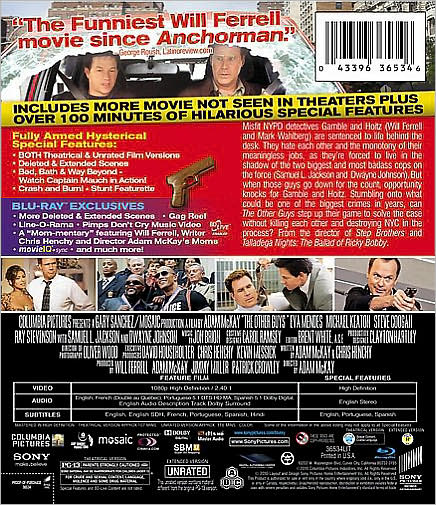 The Other Guys [Unrated] [Blu-ray]