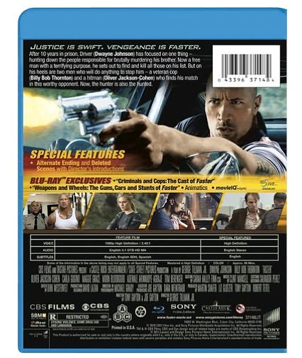 Faster [Blu-ray]