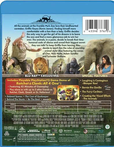 Zookeeper [Blu-ray]