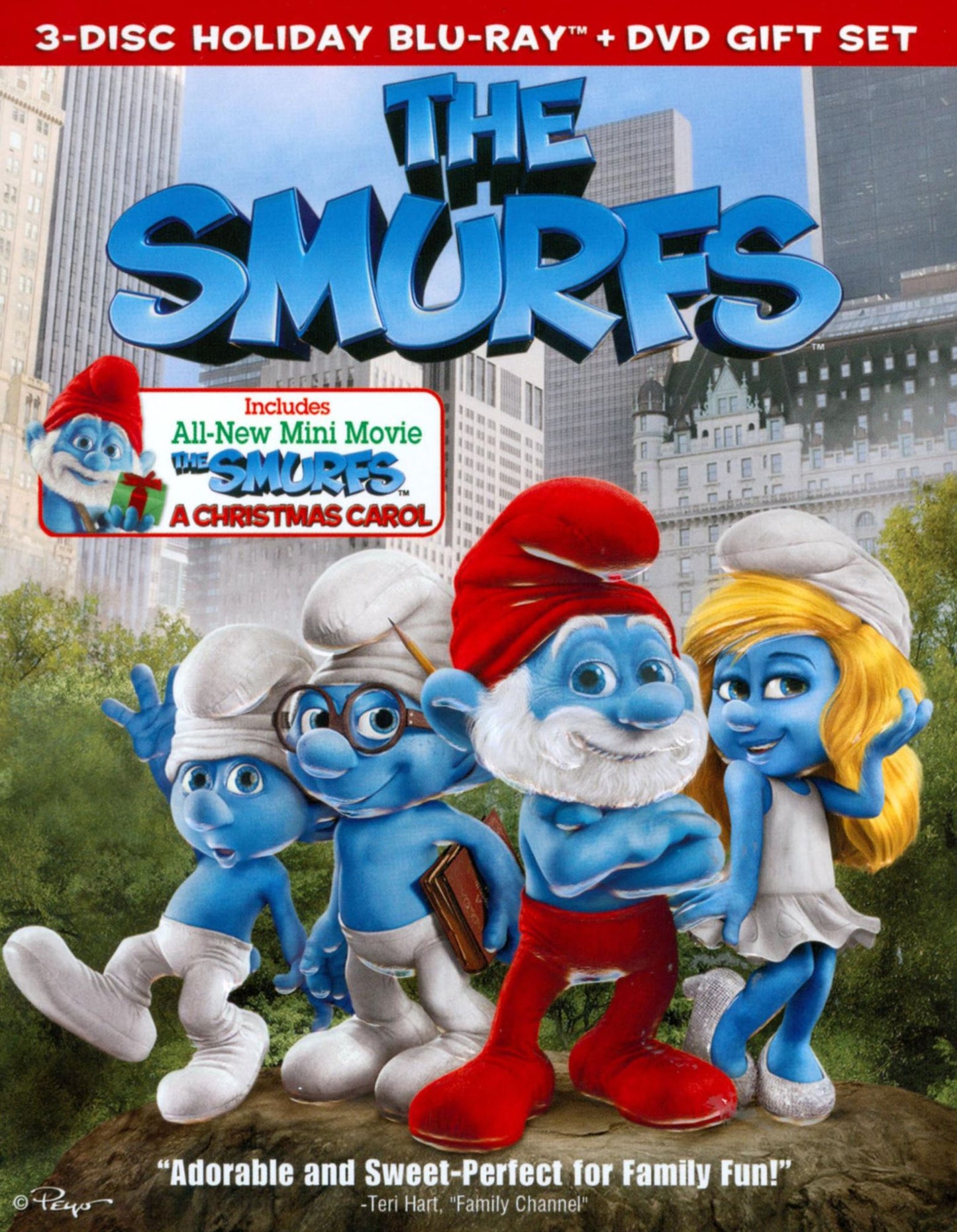 The Smurfs/The Smurfs: Christmas Carol [3 Discs] Blu-ray/DVD] [Includes Digital Copy] [UltraViolet]