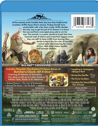 Zookeeper [2 Discs] [Blu-ray/DVD]